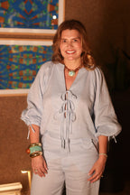 Blusa Mary linho