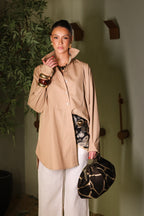 Camisa Sirina Smokey em Tricoline