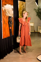 Vestido Bianca linho