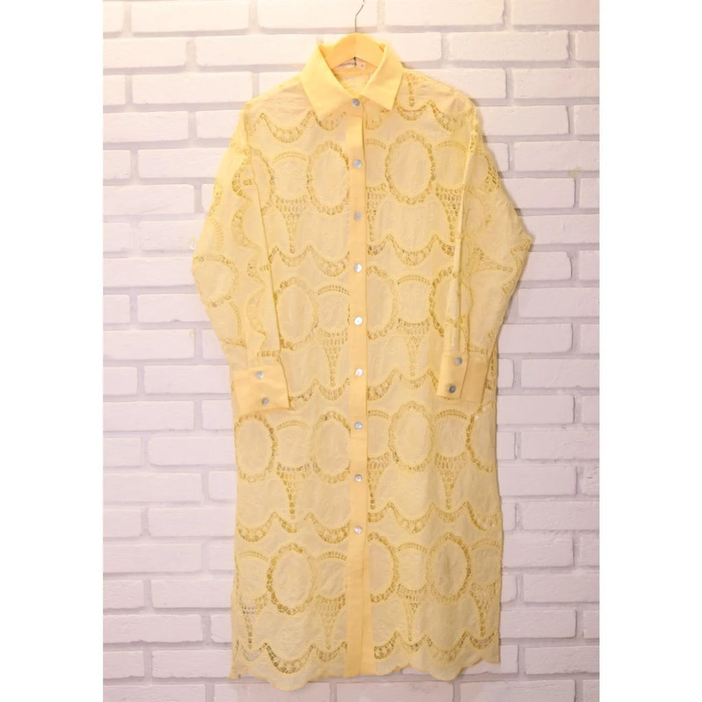 Camisa Aurora em Laise Richelieu