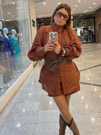 Short Suzana linho