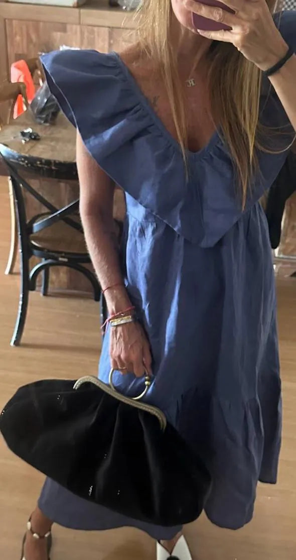 Vestido Bianca linho